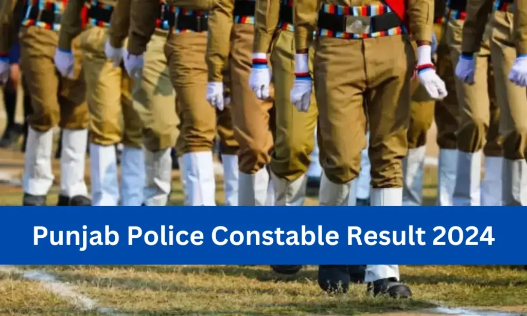 Punjab Police Constable Result 2024