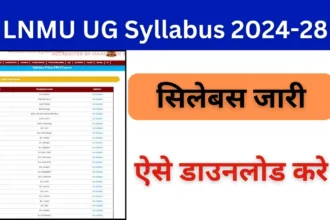 LNMU UG Syllabus 2024-28